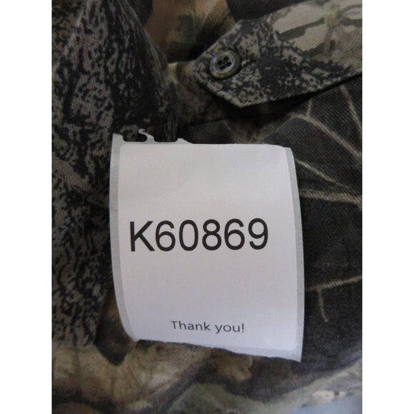 VINTAGE Mossy Oak Shirt XL Treestand Camo Hunting MAD Calls Military - Picture 15 of 15